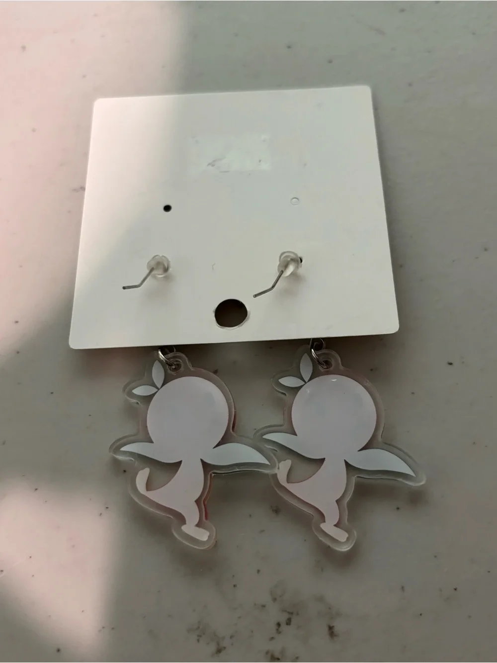 Orange bird Cartoon Fruit Dangle Earrings - Jewelry.